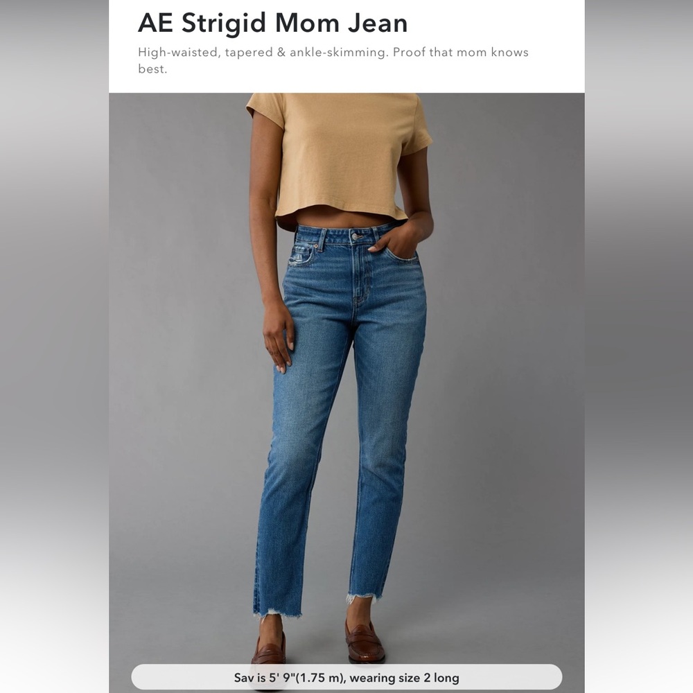 NWT AE Mom Jeans